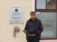 Deák Ferenc emléktábla koszorúzás 2025. október 17.